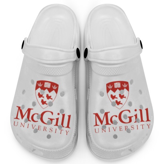 Discover McGill Univ Logo Clogs