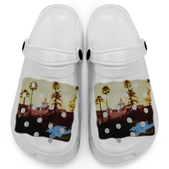 Discover Vintage The Eagles Concert Tour Clogs Hotel California