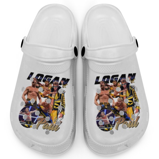 Discover Vintage 90s Graphic Style Logan Paul Clogs, Logan Paul Vintage Clogs Professional Wrestler Gift