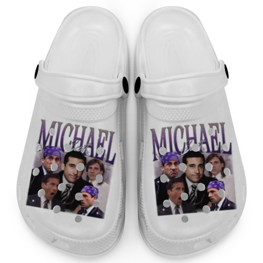 Discover Retro Michael Scott Clogs, Limited Michael Scott Vintage Clogs, Michael Scott Gift