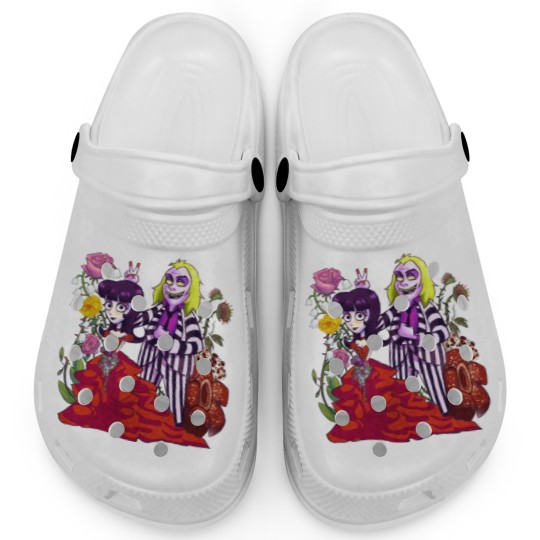 Discover Beetlejuice and Lydia Flowers Clogs