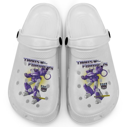 Discover Transformers Shockwave Purple Clogs, Transformers Rise of the Beasts Clogs