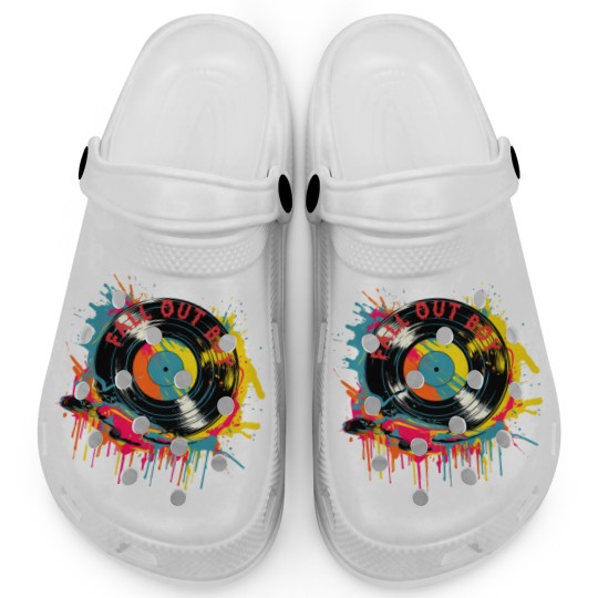 Discover Fall Out Splash Colorful Clogs