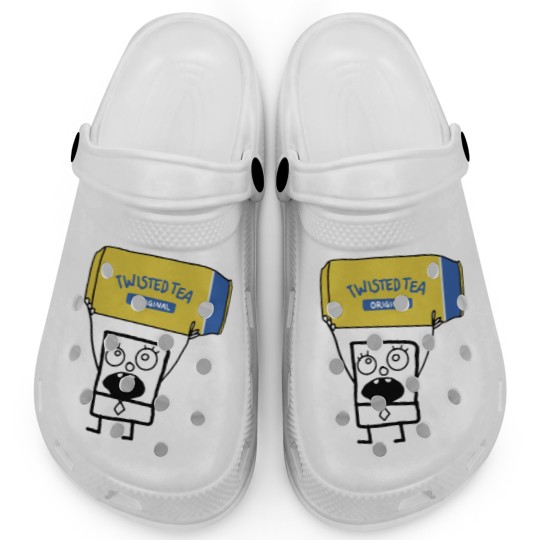 Discover Doodlebob twisted tea Baseball Caps Clogs