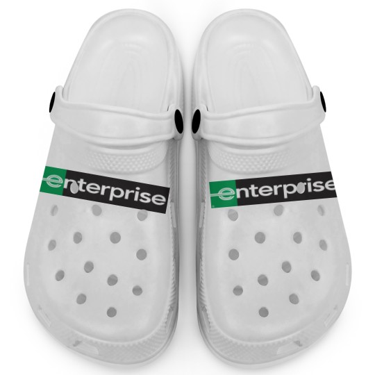 Discover Enterprise Rent-A-Car-Logo Clogs