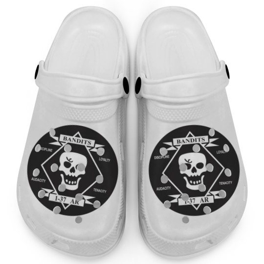 Discover The Bandits - 1st Battalion - 37th Armor Regiment (Clean Style) Clogs