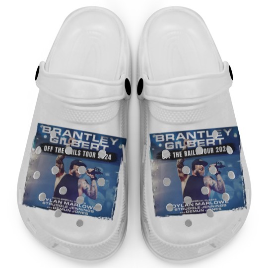 Discover Brantley Gilbert Off The Rails Tour 2024 Clogs -