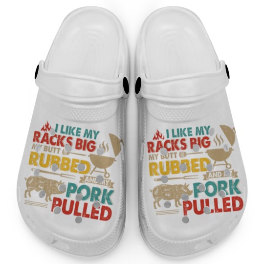 Discover BBQ Lover Clog - I Like My Racks Big