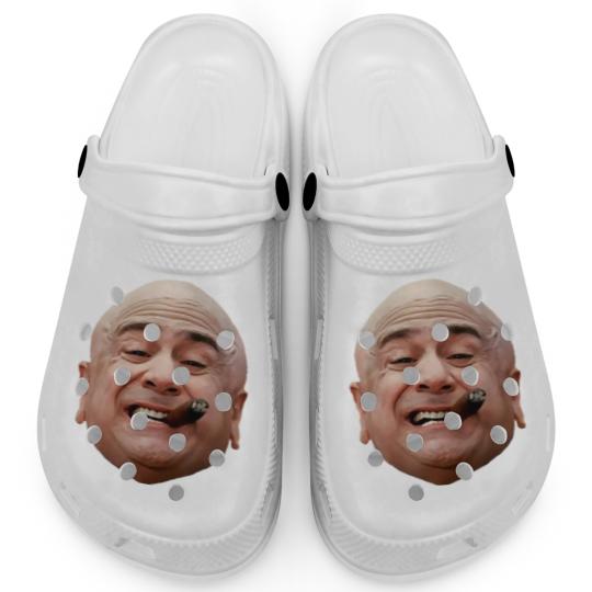 Discover Danny Devito as Mini Me Clogs