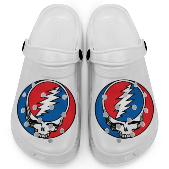 Discover Grateful Steal Your Face Clogs