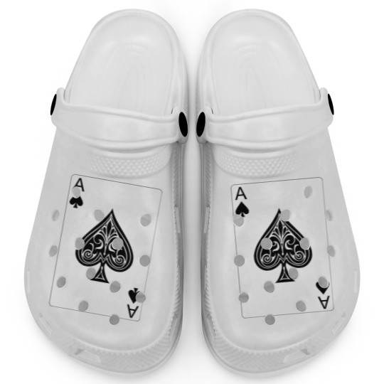 Discover Ace of Spades Classic Clogs