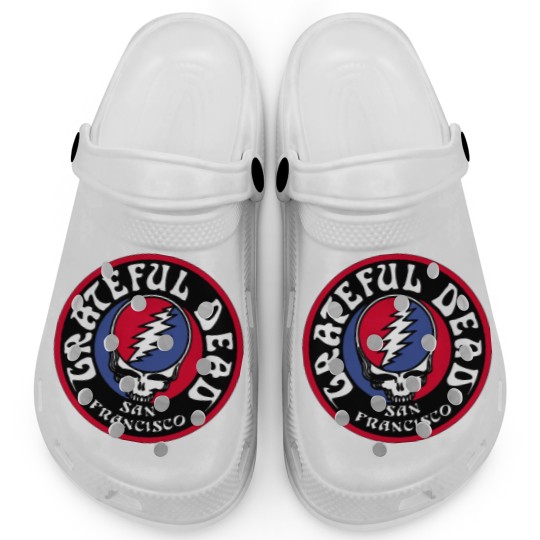 Discover grateful band dead,grateful skull dead, grateful logo dead band Clogs