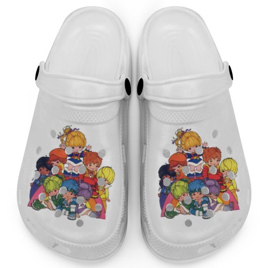 Discover Cartoon Friends Nostalgia Clogs, Friends 80's Cartoon Characters Rainbow, Rainbow Brite Shows