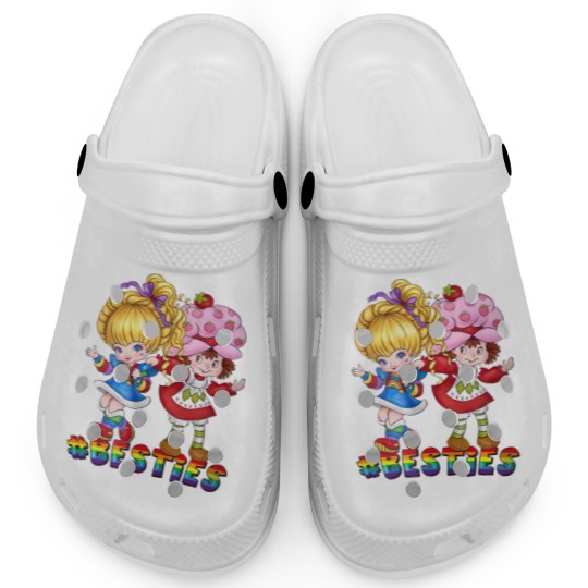 Discover Besties Rainbow Brite Proud LGBT 90s Nostalgia Clogs