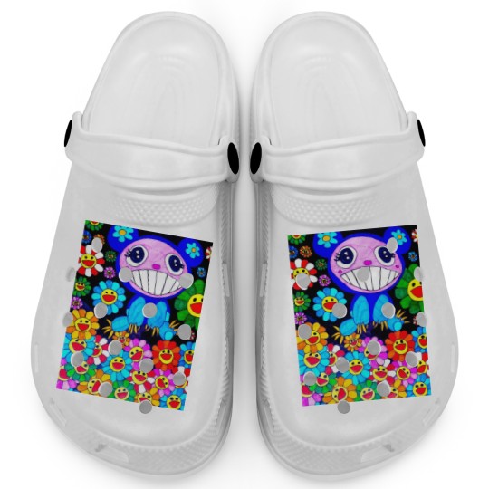 Discover Murakami paint art Canvas Print Clogs