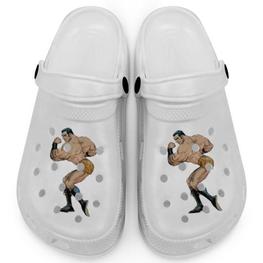 Discover flex mentallo, comics, patrol, strongman, hero of the beach, charles atlas, muscle power,pin up Clogs