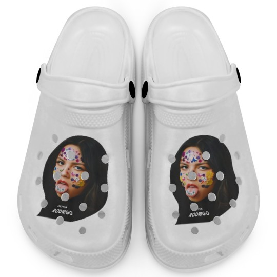 Discover Olivia Rodrigo Stick Face Vintage Clogs