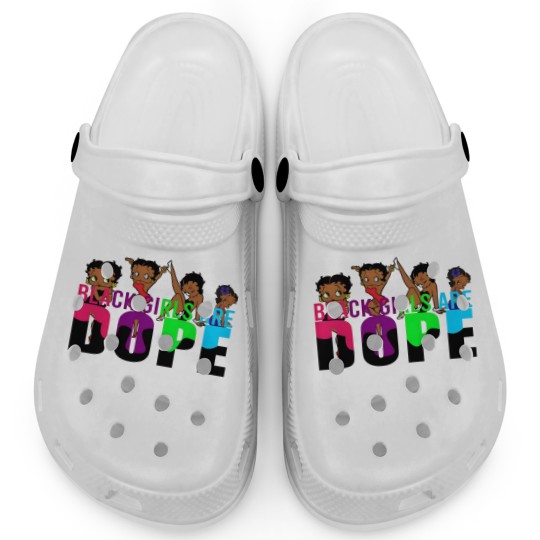 Discover Betty Boop Black Girls Are Dope Vintage Clogs, Animation Clogs, Betty Boop Clogs