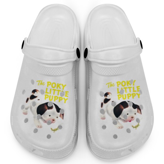 Discover Poky Little Puppy little golden book  illustration Gumby and pokey Clogs