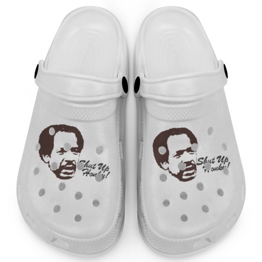 Discover Shut Up Honky ! Jefferson cleaners - American sitcom 80s tv Clogs
