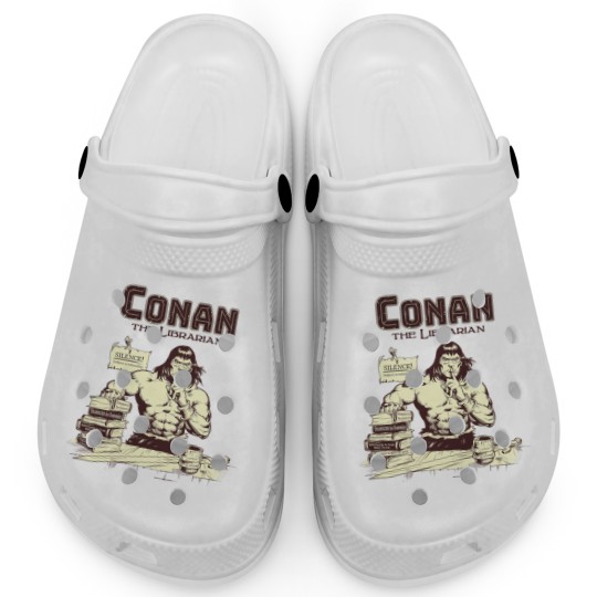 Discover Conan the Librarian Clogs
