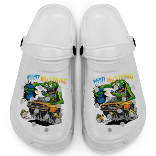 Discover ED ROTH RAT FINK ORIGINAL MIGHTY MUSTANG BLACK Clogs