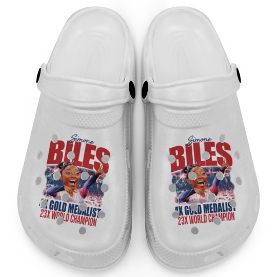 Discover Simone Biles Summer Olympic Games Bootleg Clogs, 2024 Olympics