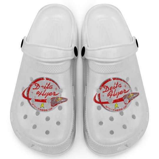 Discover Delta Flyer Patch Distressed Clogs