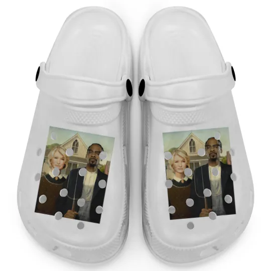 Discover Snoop Martha American Gothic Clogs
