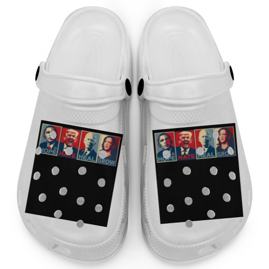 Discover Hope Hate Heal Grow Harris 2024 Clogs