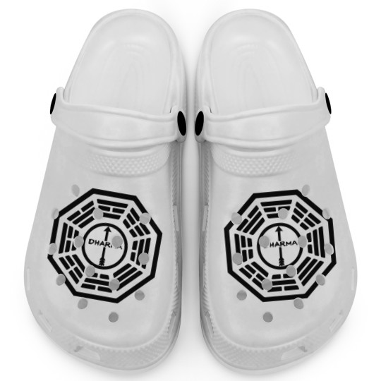 Discover Dharma Initiative - The Arrow Station Logo Lost TV Show Clogs