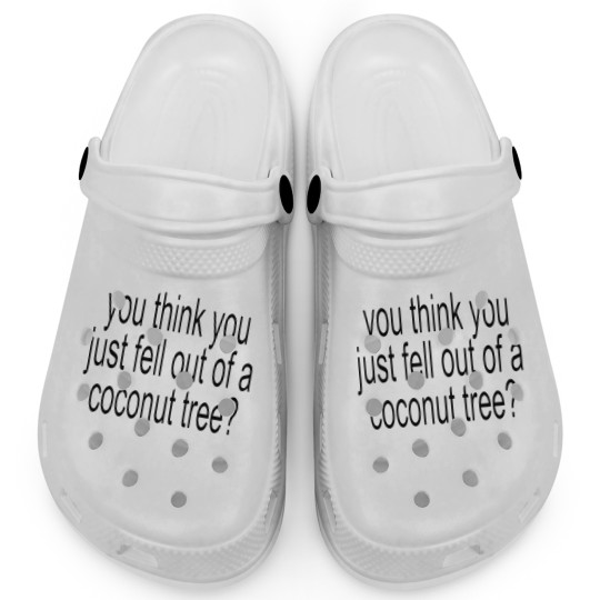 Discover You think you just fell out of a coconut tree, Kamala Harris, Brat inspired Clogs