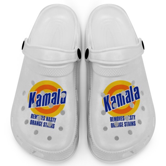 Discover Kamala "Removes Nasty Orange Stains" DTG 190gsm Men's Clogs