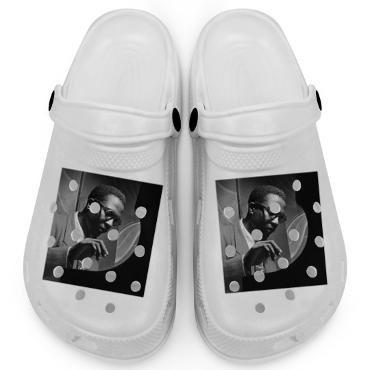 Discover Vintage 90s Thelonious Monk Jazz Musician Artwork 1990s Fashion Clogs