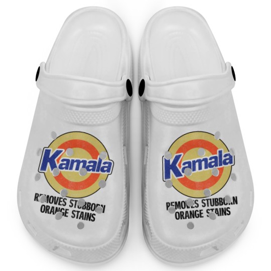 Discover Kamala Removes Stubborn Orange Stains, Kamala Harris 2024 Clogs