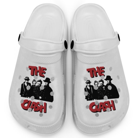 Discover The Clash vintage rare Clogs, white Clogs Clogs, British punk
