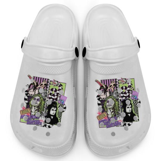 Discover Beetlejuice, Never trust the living Clogs, Beetlejuice 1988 Movie Clogs