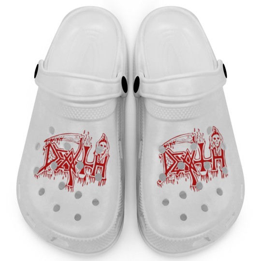 Discover Death Band Clogs