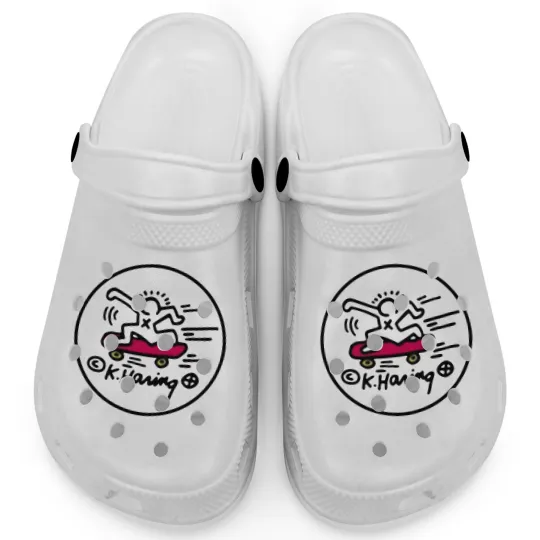 Discover Keith Haring Skateboard Clogs