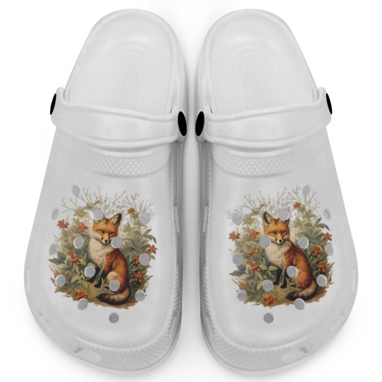 Discover Fox Botanical Vintage Style Clog