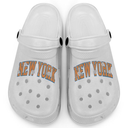 Discover Vintage New York Basketball Cropped Clogs Knicks Clogs