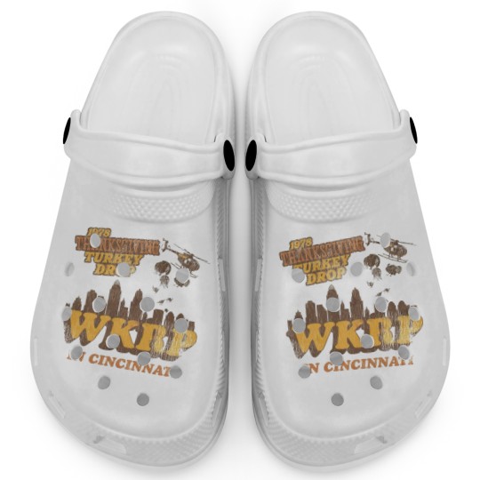 Discover Vintage WKRP in Cincinnati Clogs, 1978 Thanksgiving Turkey Drop Thanksgiving Clogs