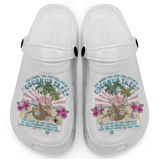 Discover You Think You Just Fall Out Of A Coconut Tree Clogs,  Kamala 2024 Clogs, Kamala Harris Clogs
