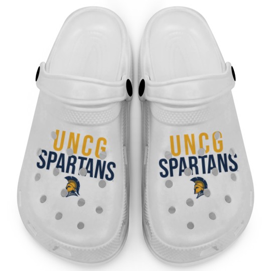 Discover unc greensboro uncg spartans stacked pullover Clogs