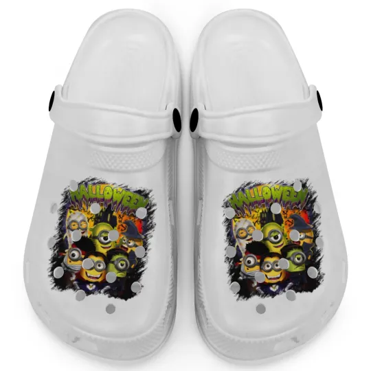 Discover Minions Halloween Clogs Unisex Jersey Short Sleeve Clogs