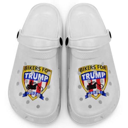 Discover Bikers for Trump 2024 American Clogs