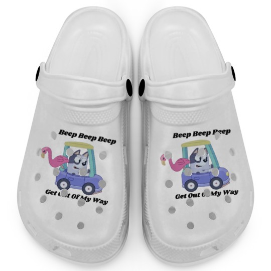 Discover Get Out Of My Way Muffin Clogs, Muffin BlueyDad Clogs