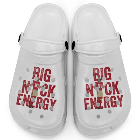 Discover Vintage Nick Bosa Clogs - Big Nick Energy Edition