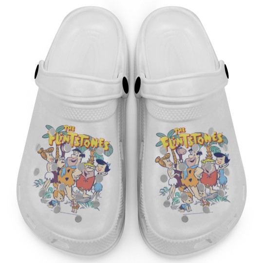 Discover the flintstones the rubbles happy families vintage shot Clogs