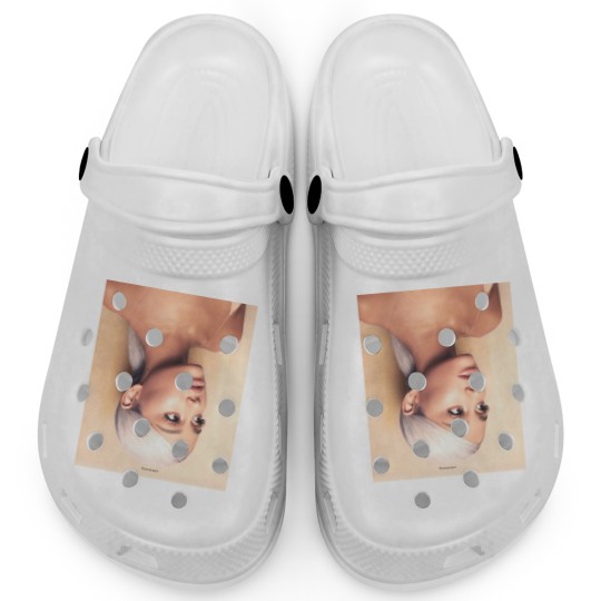 Discover Ariana Sweetener Inspired Graphic Clogs